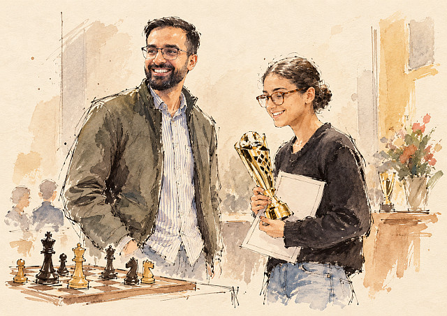 Stadtmeister Mohamed Suleiman und Stadtmeisterin Ghadeer Al-Obaidi 2026